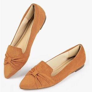 MUSSHOE Comfortable women's slip-on flat dress shoes size 11